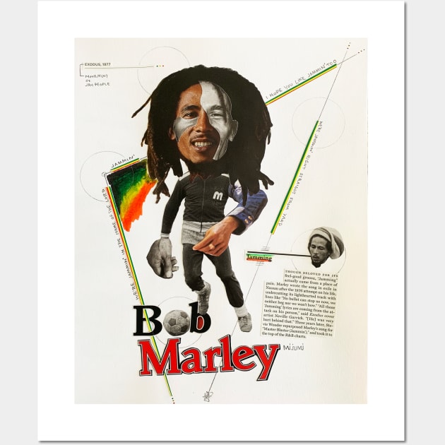 Rasta Soccer Legend Wall Art by LionTuff79